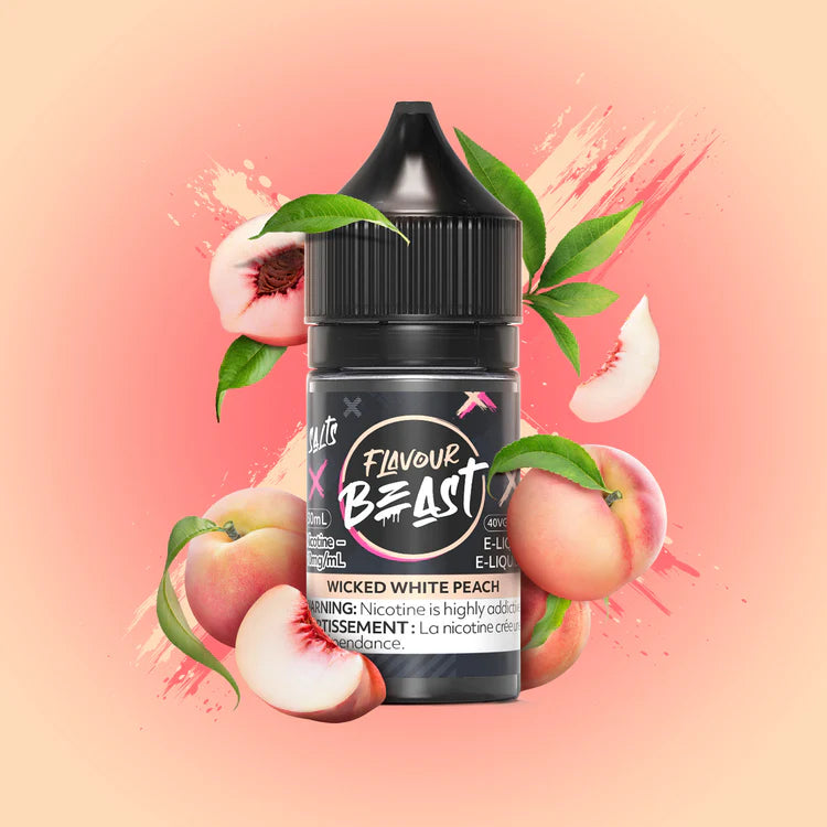 Flavour Beast Salts Wicked White Peach ONT