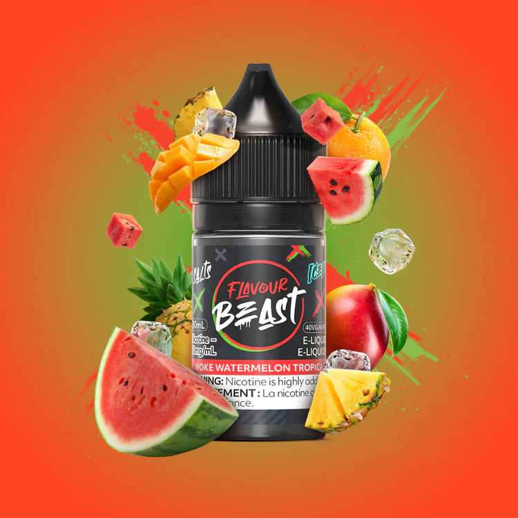 Flavour Beast Salts Woke Watermelon Tropica Iced ONT