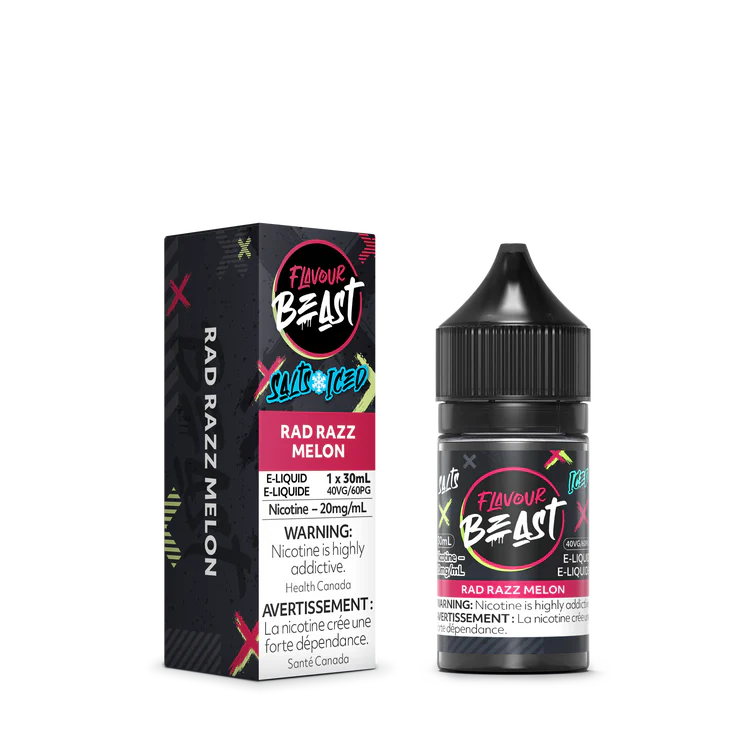 Flavour Beast Salts Rad Razz Melon Iced ONT