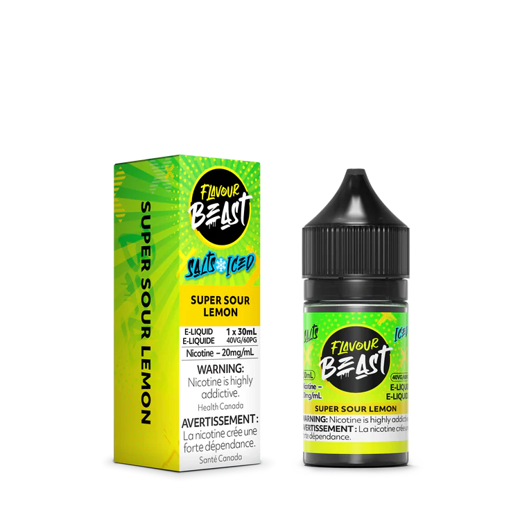 Flavour Beast Salts Super Sour Lemon Iced ONT