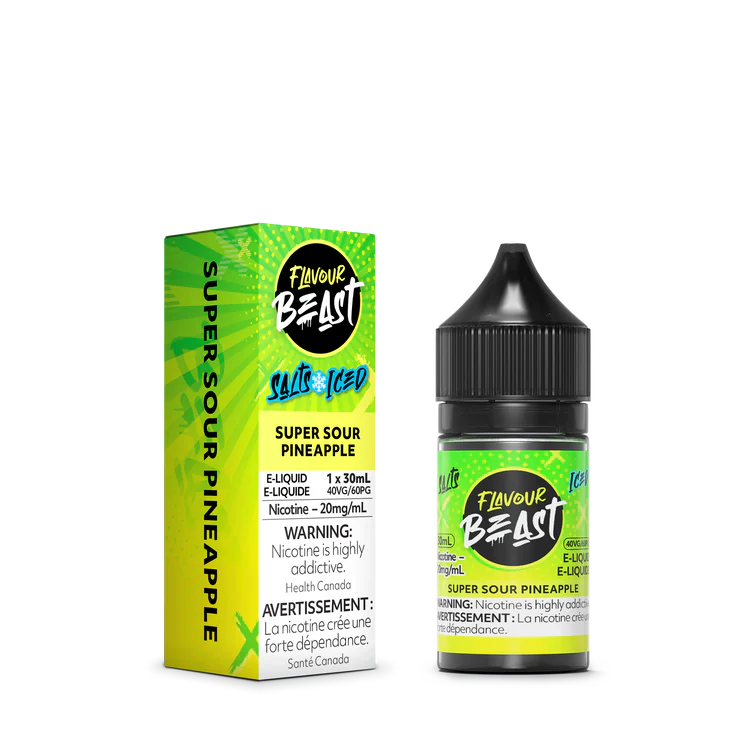 Flavour Beast Salts Super Sour Pineapple Iced ONT