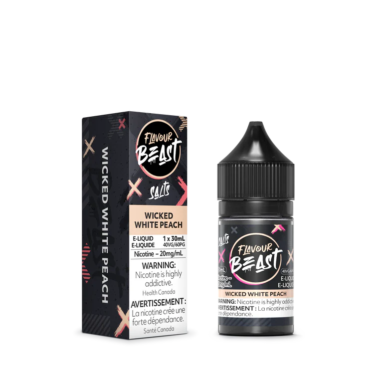 Flavour Beast Salts Wicked White Peach ONT