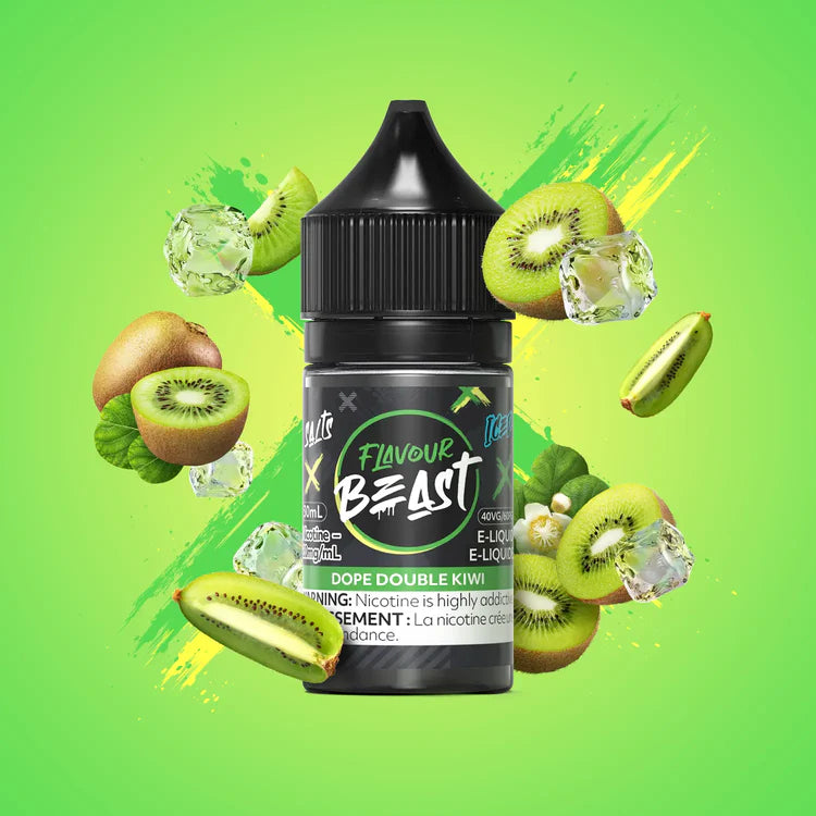 Flavour Beast Salts Dope Double Kiwi Iced ONT