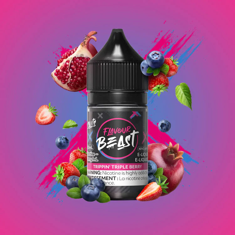 Flavour Beast Salts Trippin’ Triple Berry ONT