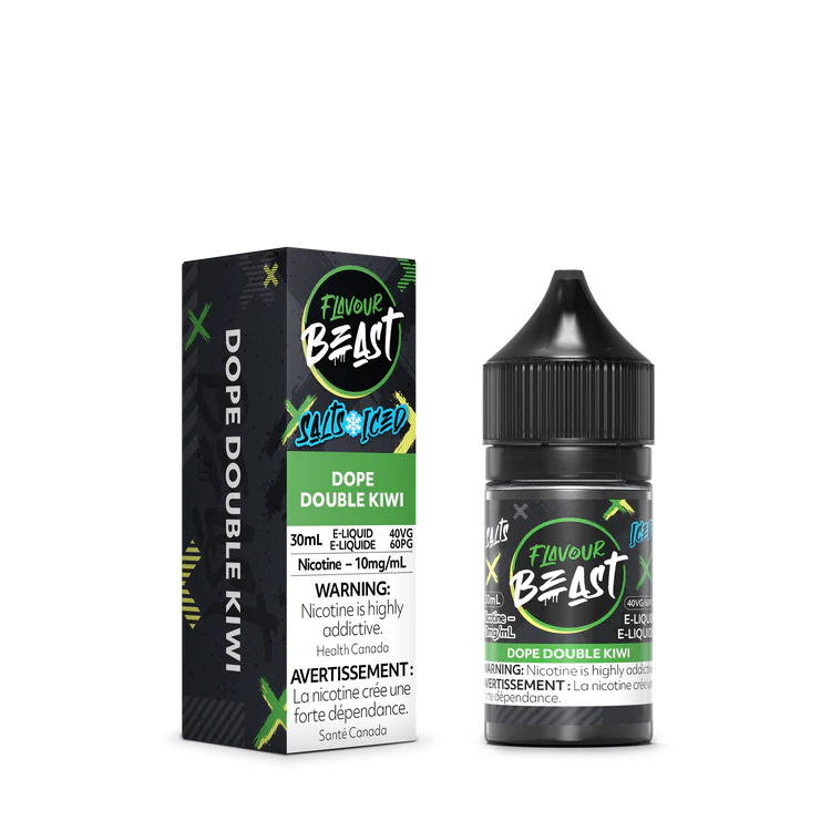 Flavour Beast Salts Dope Double Kiwi Iced ONT