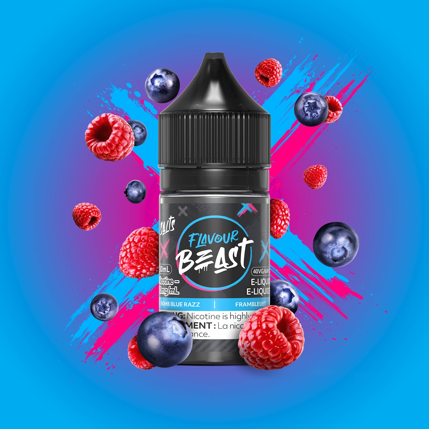 Flavour Beast Salts Bomb Blue Razz ONT