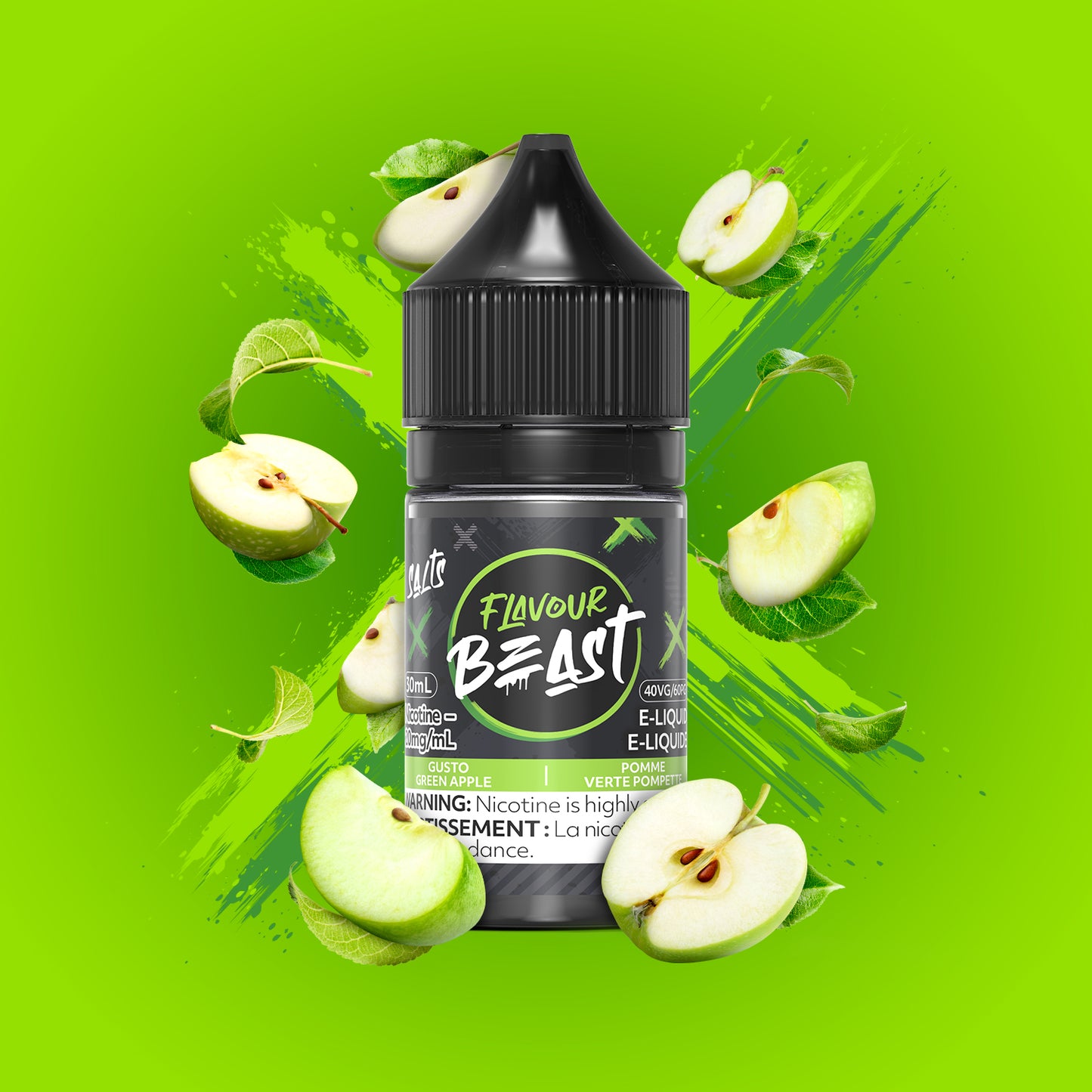 Flavour Beast Salts Gusto Green Apple