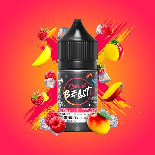 Flavour Beast Salts Ragin' Razz Mango