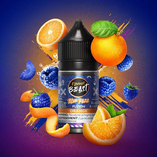 Flavour Beast Salts Blue Razz Fuzion Orange ONT