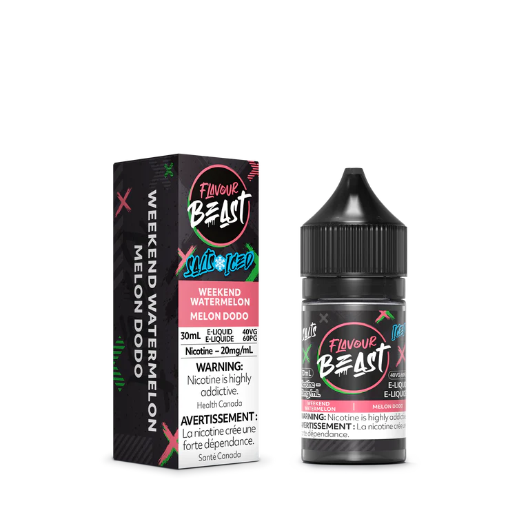 Flavour Beast Salts Weekend Watermelon Iced ONT