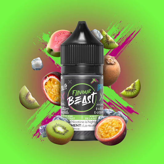 Flavour Beast Salts Kewl Kiwi Passionfruit