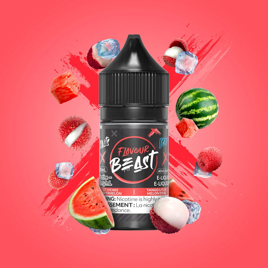 Flavour Beast Salts Lit Lychee Watermelon Iced ONT