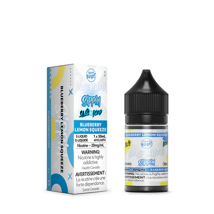 Flavour Beast Salts Unleashed Blueberry Lemon Squeeze Iced ONT