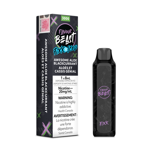 Flavour Beast Disposable Fixx 3000 Awesome Aloe Blackcurrant