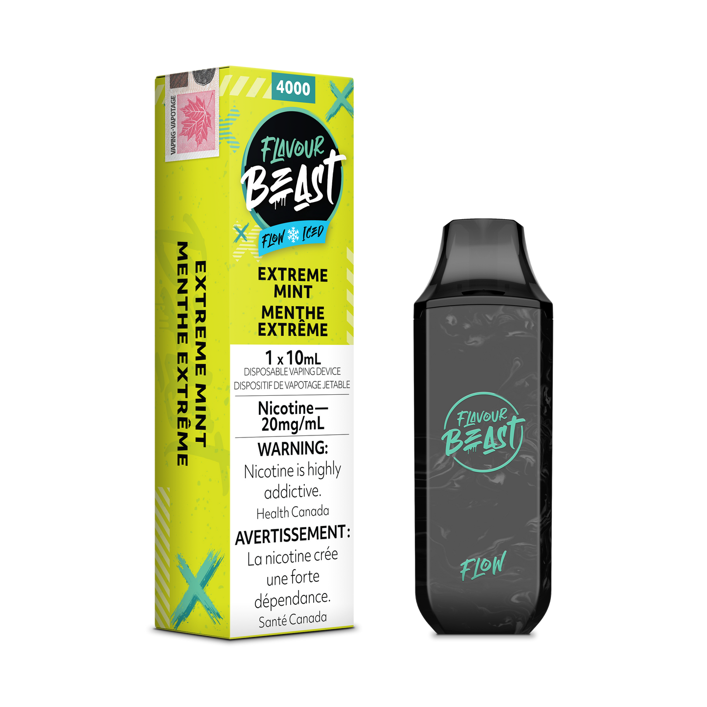 Flavour Beast Disposable Flow Extreme Mint Iced