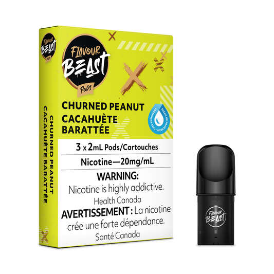 FLAVOUR BEAST PODS CHURNED PEANUT