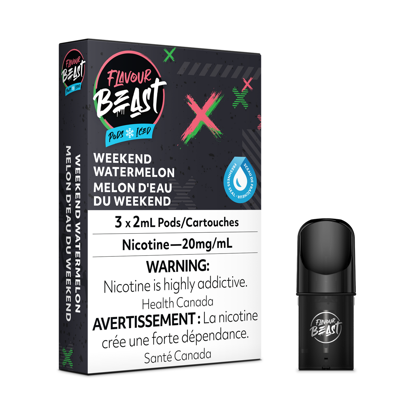 FLAVOUR BEAST PODS WEEKEND WATERMELON