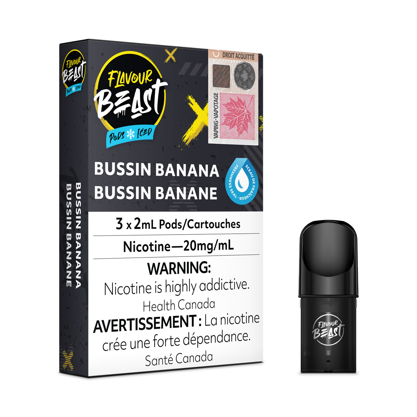 FLAVOUR BEAST PODS BUSSIN BANANA