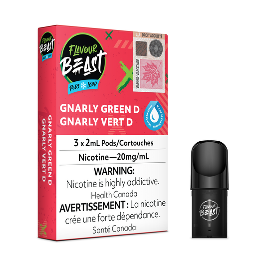 FLAVOUR BEAST PODS GNARLY GREEN D