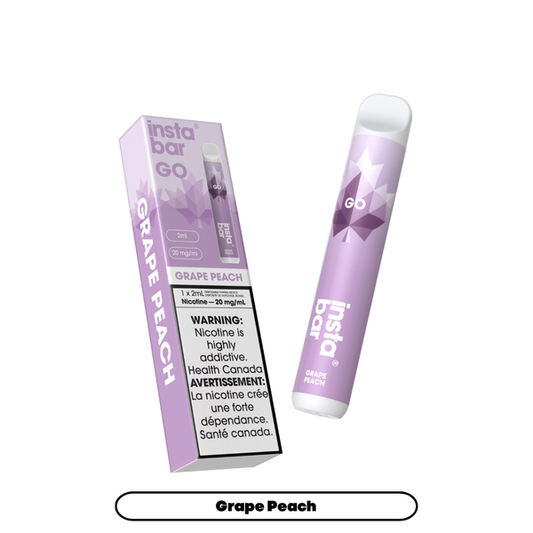 Insta Bar Go Disposable Grape Peach