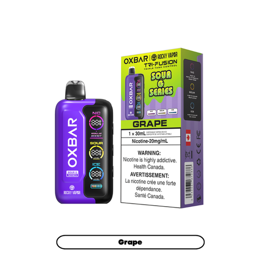Oxbar Tri-Fusion Disposable Sour G Grape