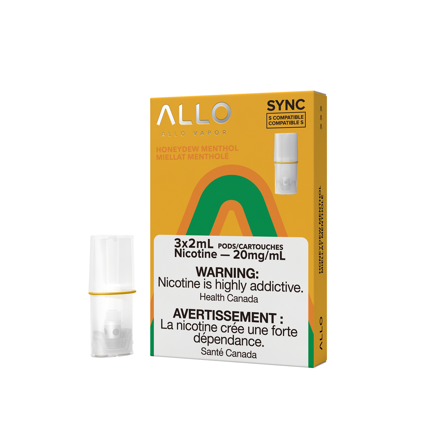 ALLO SYNC PODS HONEYDEW MENTHOL