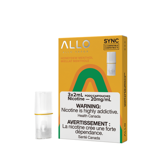 ALLO SYNC PODS HONEYDEW MENTHOL