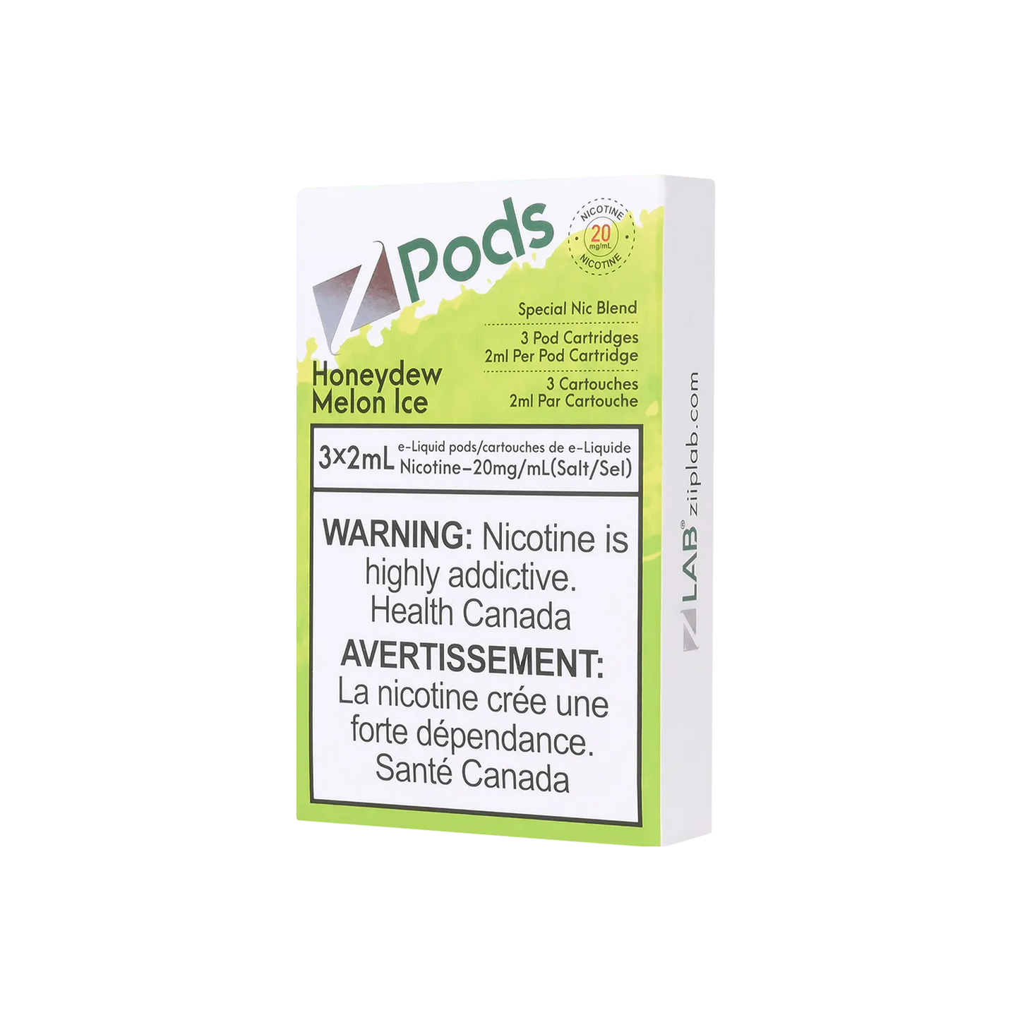 Z Lab Zpods Honeydew Melon Ice (3x2ml) ONT