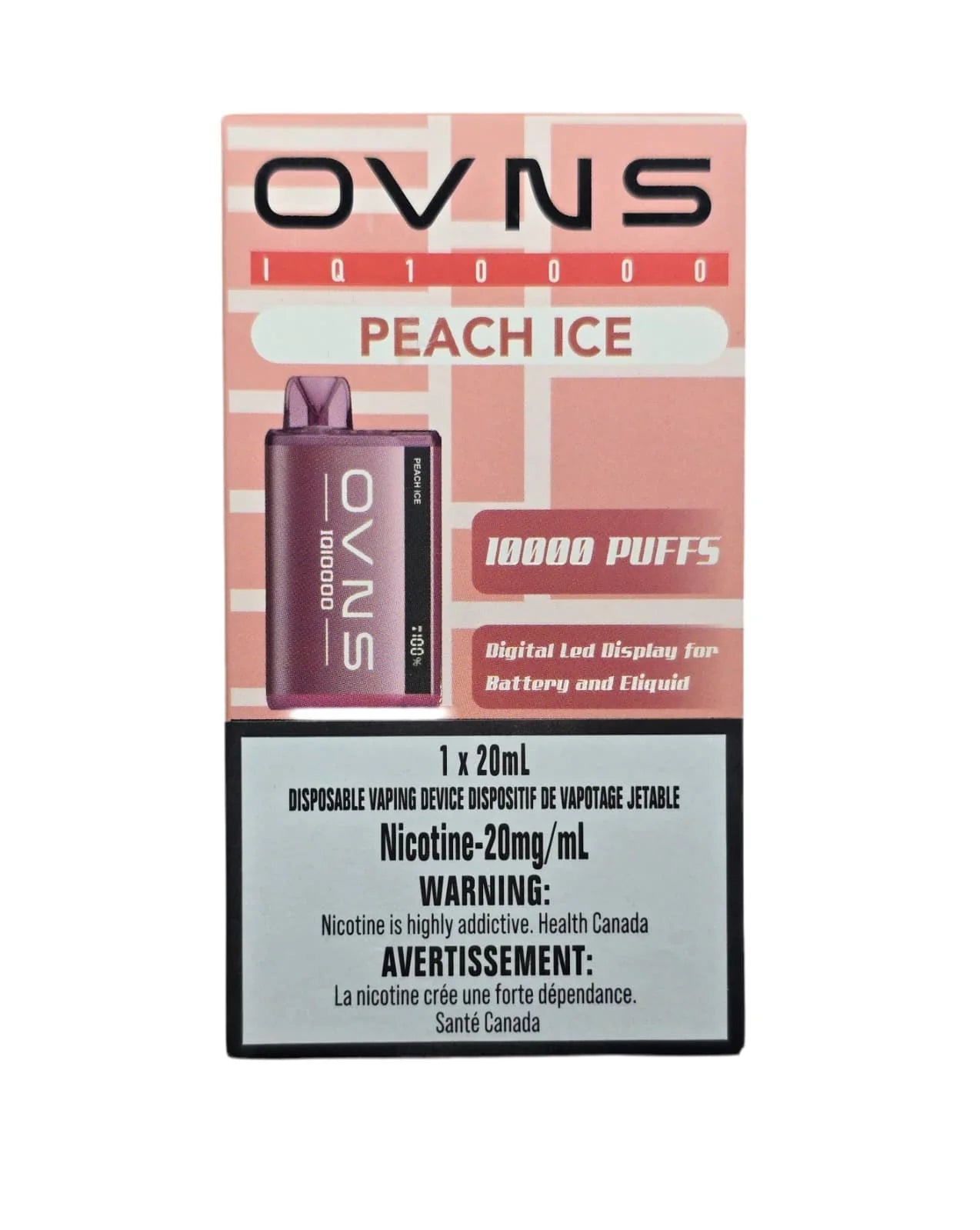 OVNS IQ10000 Peach Ice