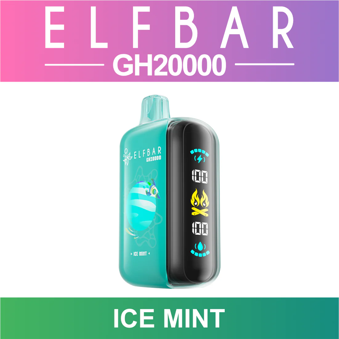 ELF BAR Disposable GH20000 Ice Mint ONT