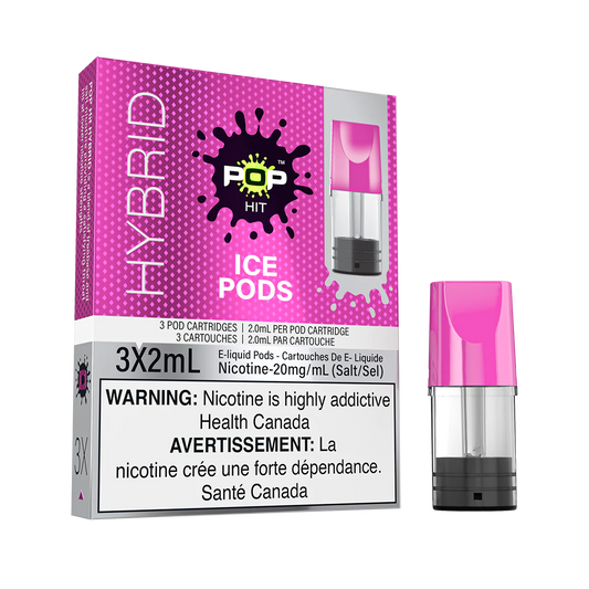 Pop Vapor Hybrid PODS Iced Pods (3x2ml)