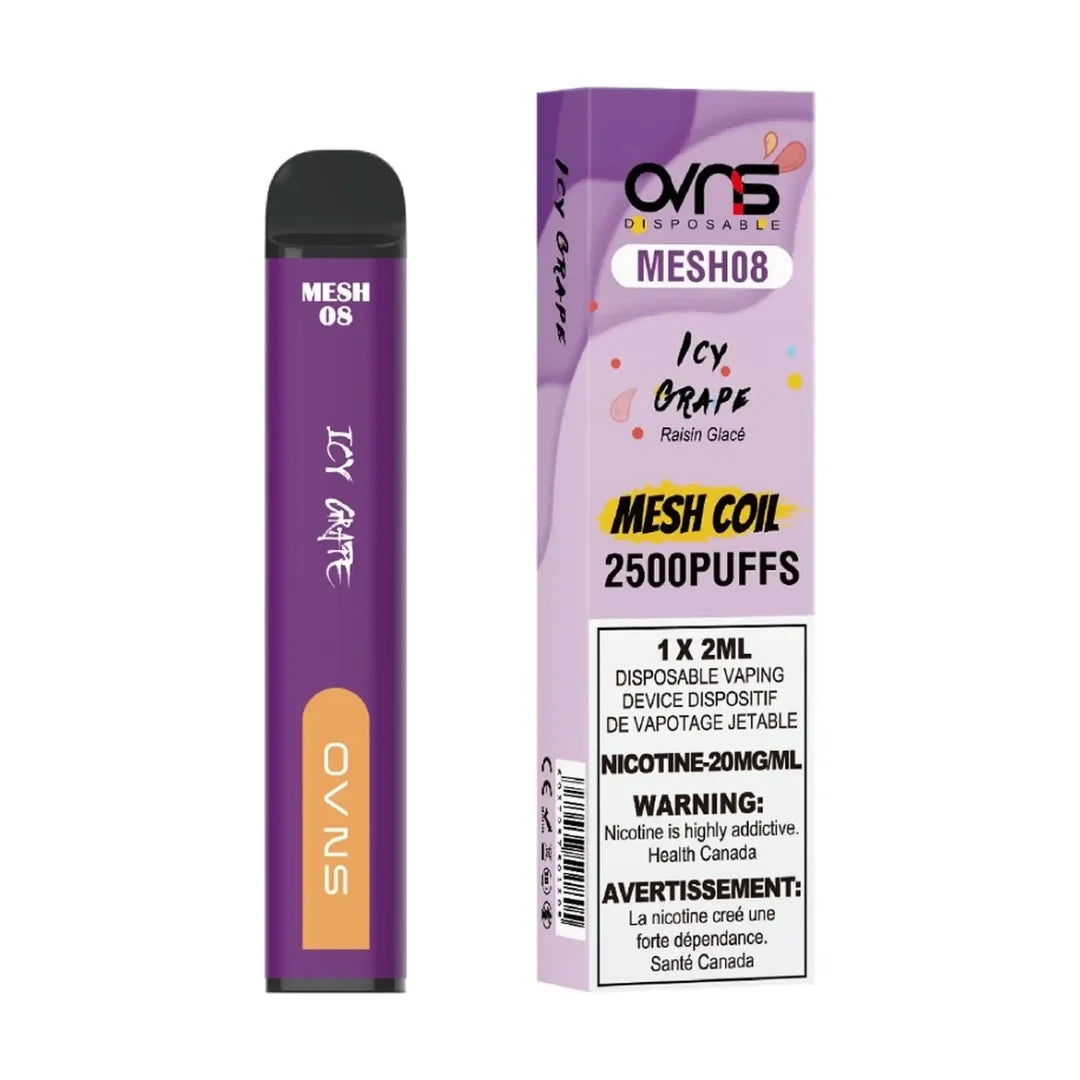 OVNS MESH08 2500 Disposable Icy Grape