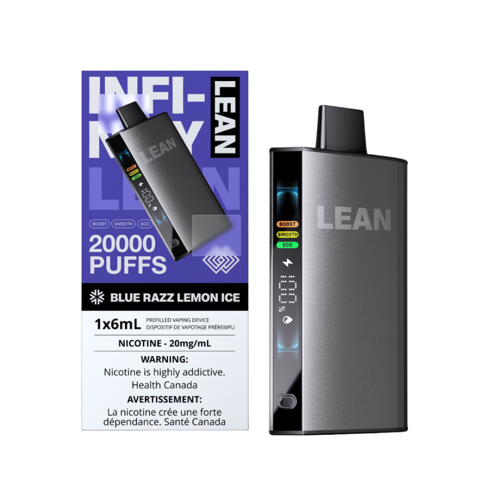 Infinity Lean 20K Disposable Blue Razz Lemon Ice ONT
