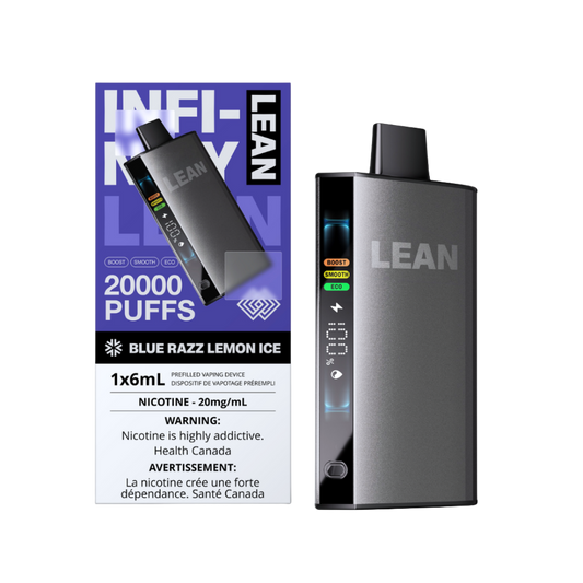 Infinity Lean 20K Disposable Blue Razz Lemon Ice ONT