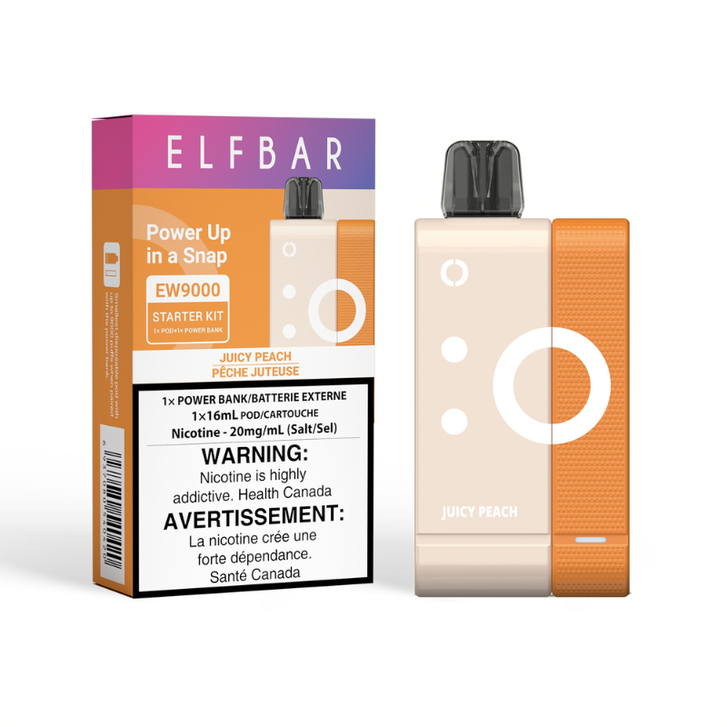 ELFBAR Snap EW9000 Starter Kit Juicy Peach