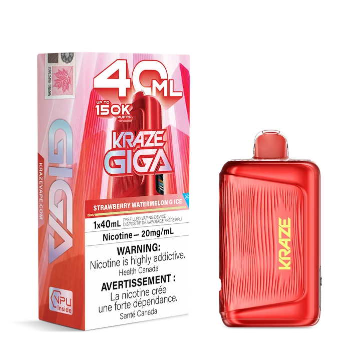 Kraze Giga 150K Disposable Strawberry Watermelon G Ice