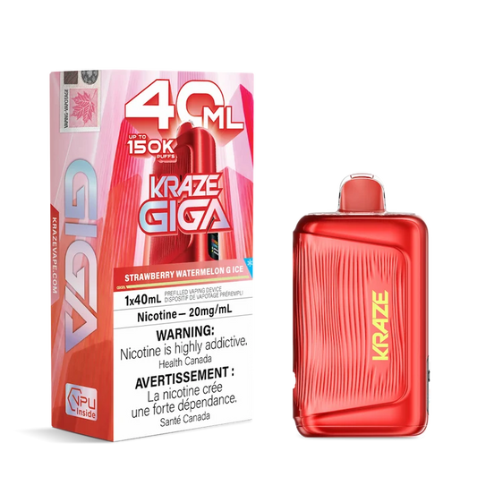 Kraze Giga 150K Disposable Strawberry Watermelon G Ice
