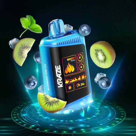 Kraze HD Mega Blueberry Kiwi Ice ONT