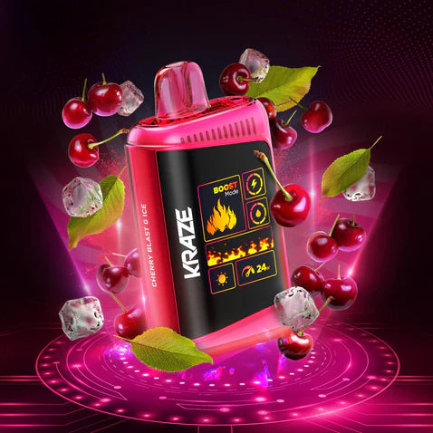 Kraze HD Mega Cherry Blast G Ice ONT