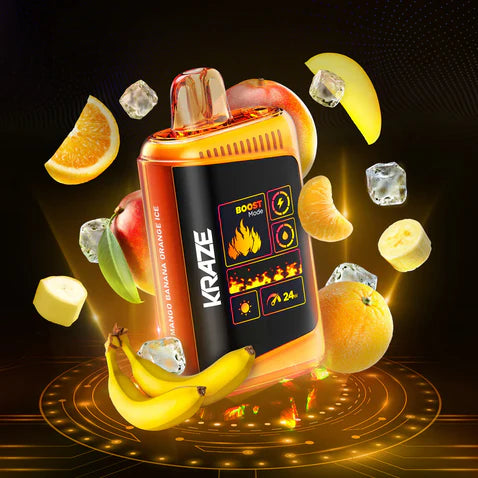 Kraze HD Mega Mango Banana Orange Ice ONT