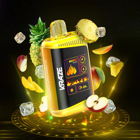 Kraze HD Mega Pineapple Apple Mango Ice ONT