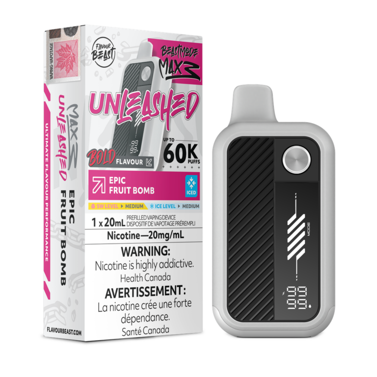 Flavour Beast Disposable Mode Max 3 60K Unleashed Epic Fruit Bomb ONT