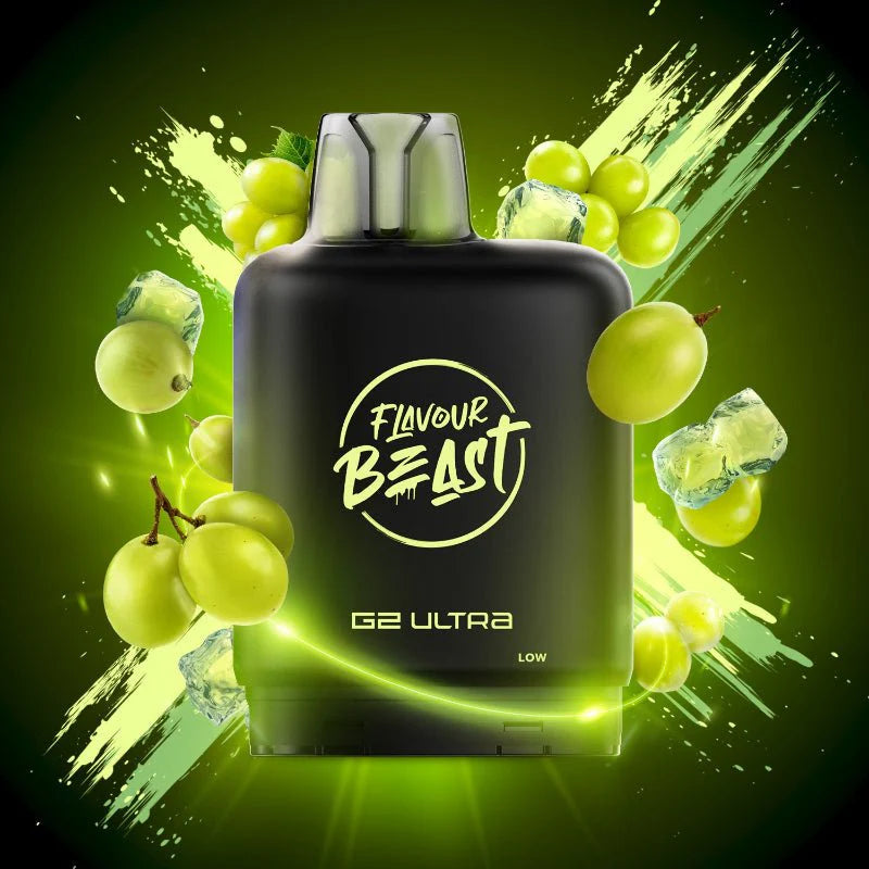 Flavour Beast G2 Ultra Level X PODS Wild White Grape Iced 0MG