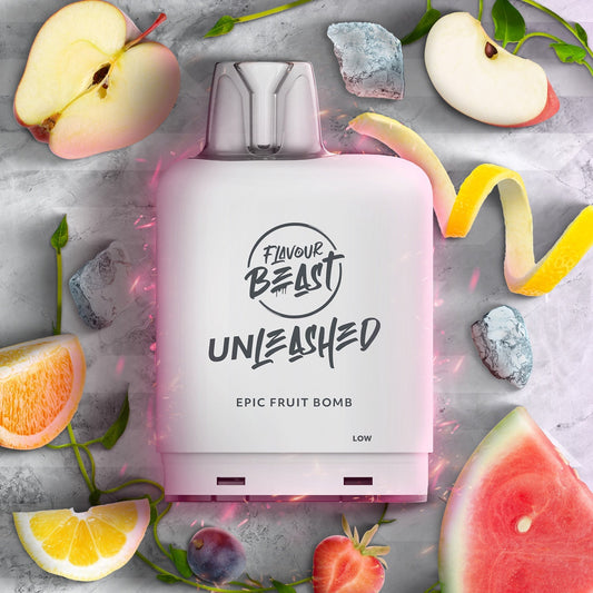 Flavour Beast Boost Level X PODS Unleashed Epic Fruit Bomb ONT