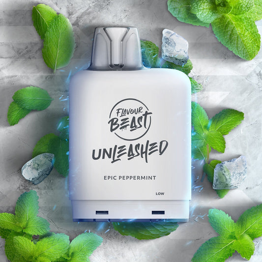 Flavour Beast Boost Level X PODS Unleashed Epic Peppermint ONT