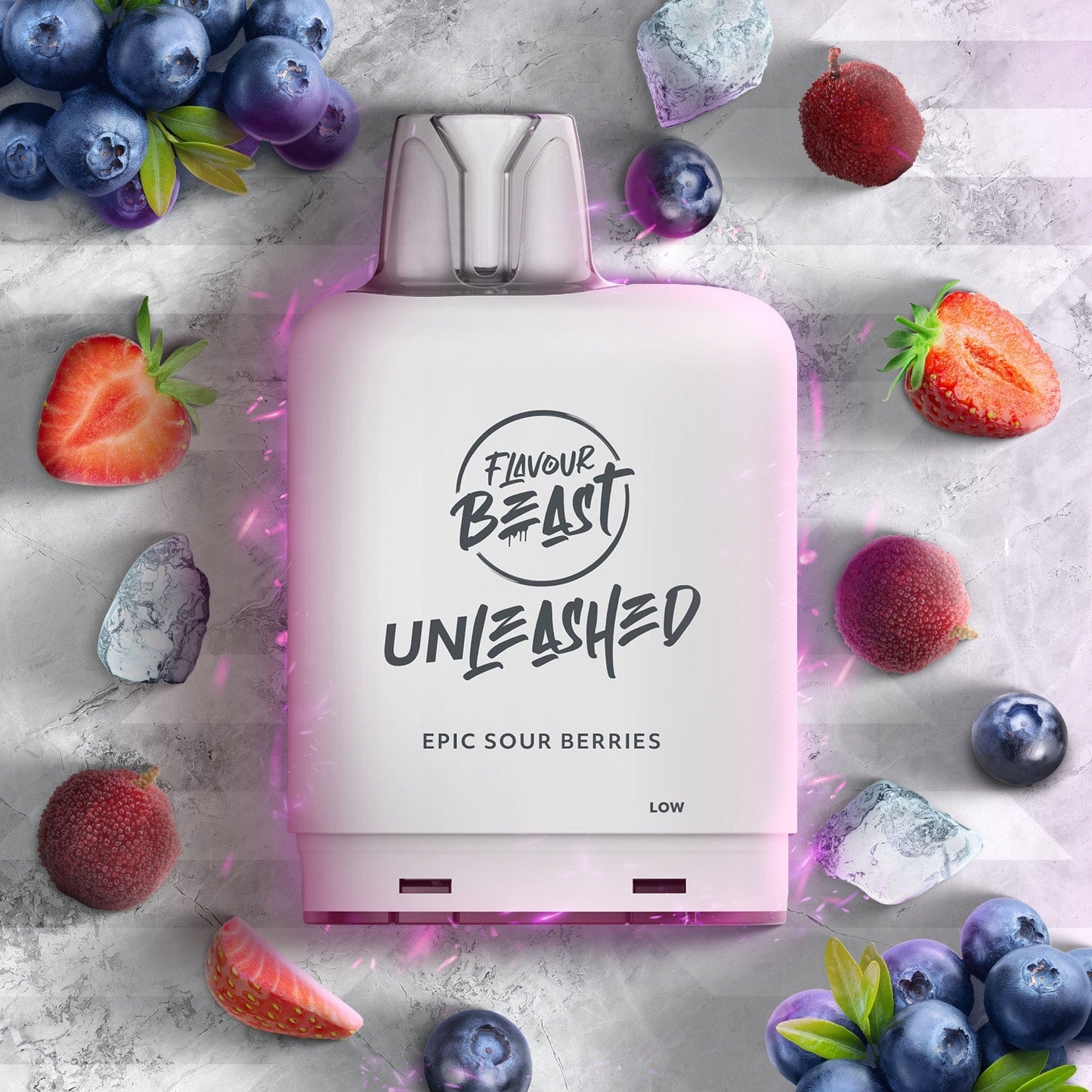 Flavour Beast Boost Level X PODS Unleashed Epic Sour Berries ONT
