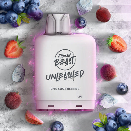 Flavour Beast Boost Level X PODS Unleashed Epic Sour Berries ONT