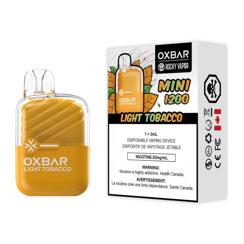 OXBAR MINI 1200 Disposable Light Tobacco ONT