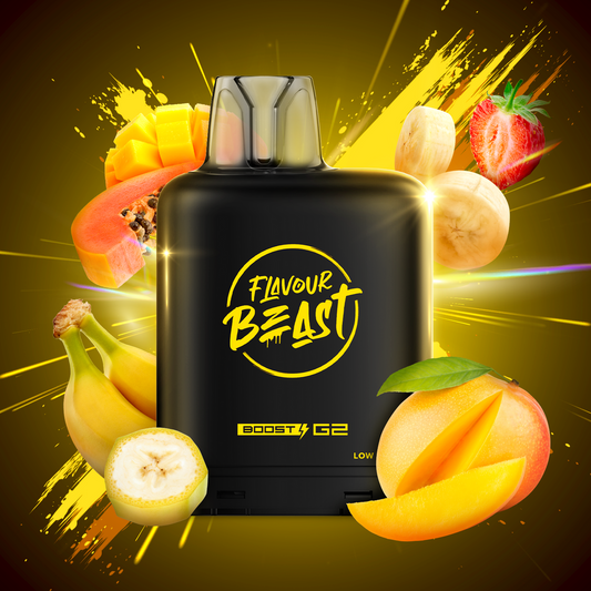 Flavour Beast Boost Level X PODS Blastin' Banana Mango ONT