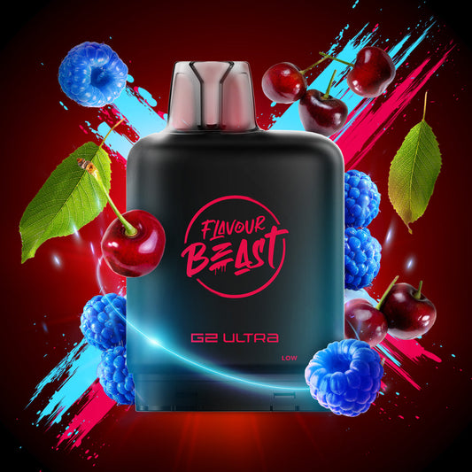 Flavour Beast G2 Ultra Level X POD Blue Raspberry Cherry ONT